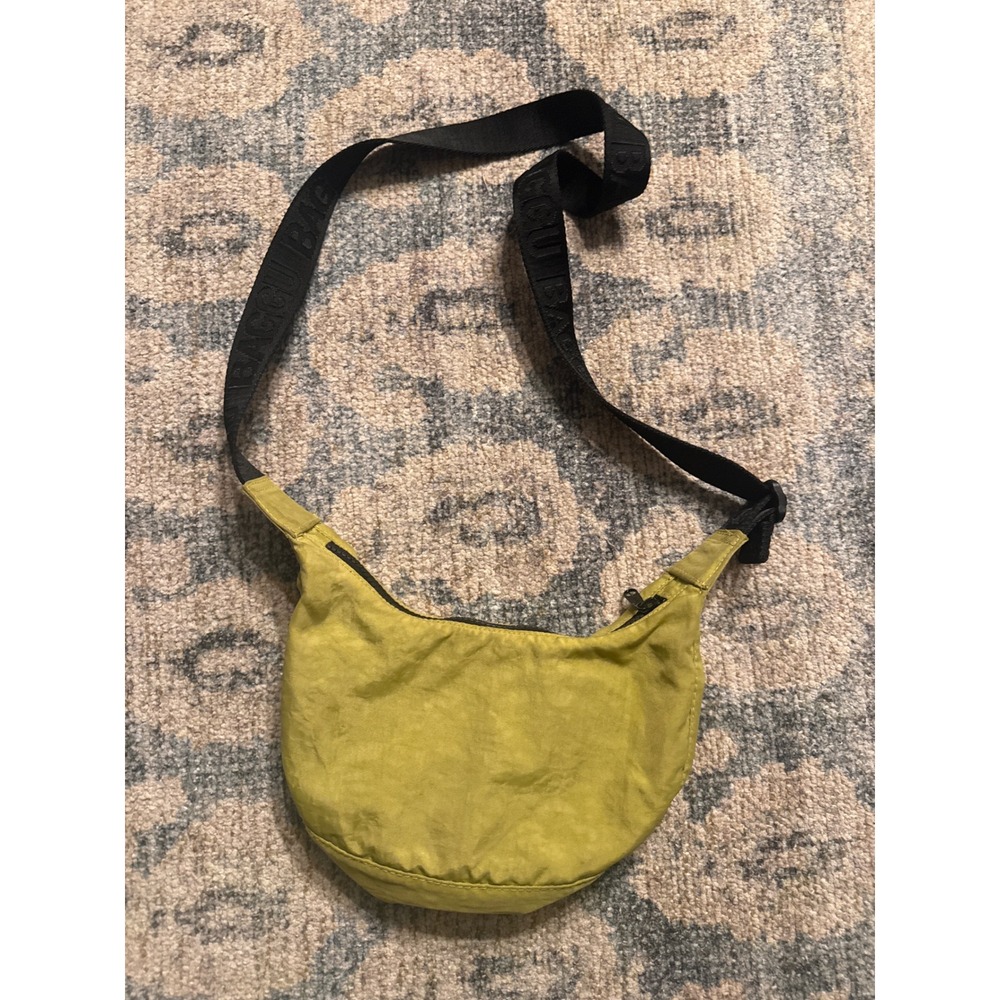 Baggu Small Crescent Bag Lemongrass Excellent Condition